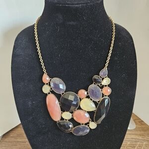 Multi-coloured Statement Necklace